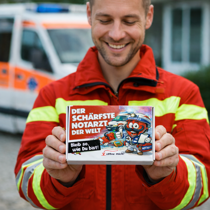 Der schärfste Notarzt der Welt - Ein witziges Geschenk für Rettungskräfte