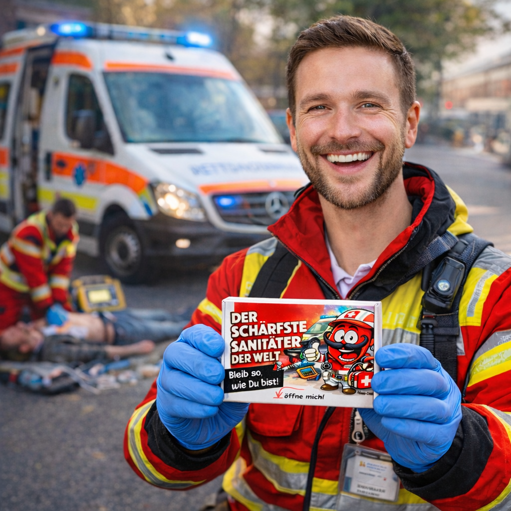 Der schärfste Sanitäter der Welt - Ein witziges Sani Geschenk
