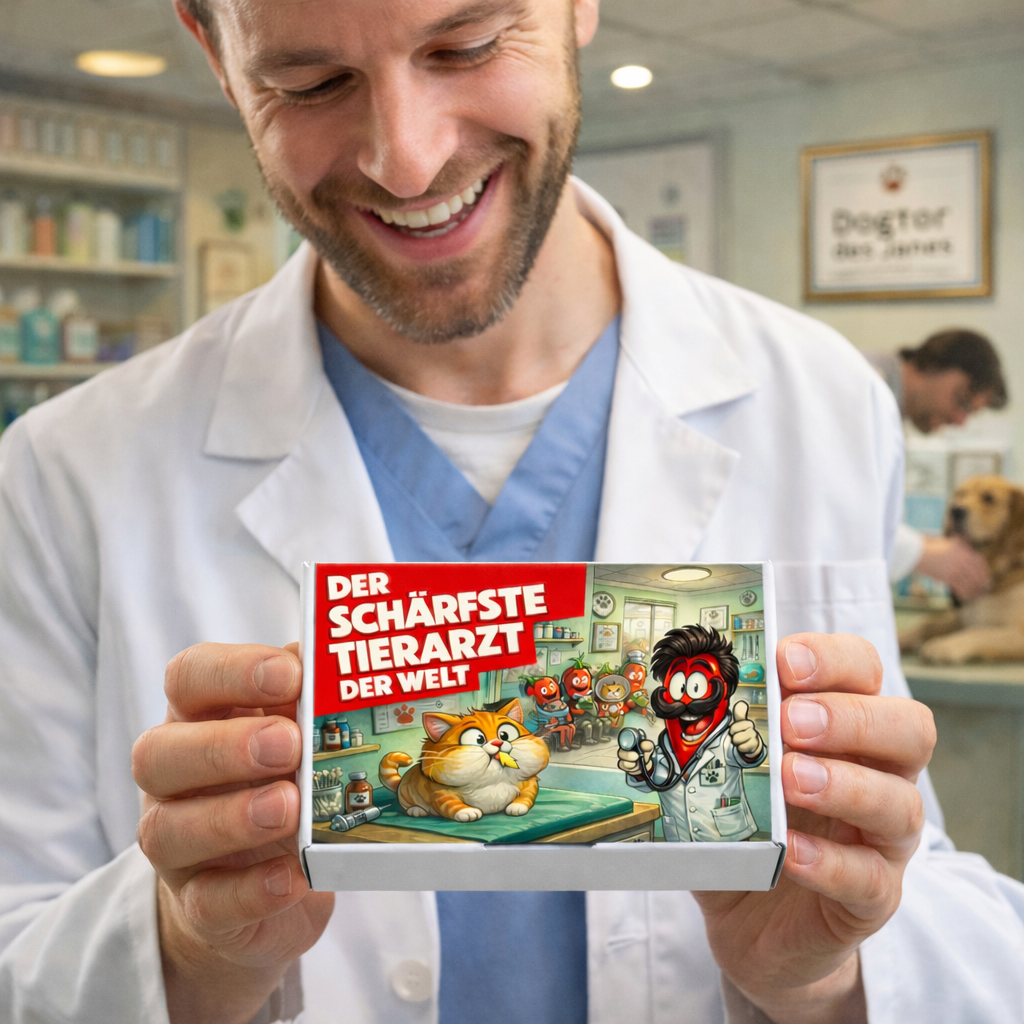 Der schärfste Tierarzt der Welt - Ein witziges Geschenk für Veterinäre!
