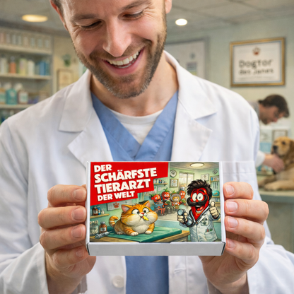 Der schärfste Tierarzt der Welt - Ein witziges Geschenk für Veterinäre!