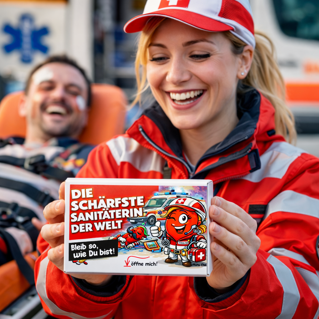 Die schärfste Sanitäterin der Welt - Ein witziges Sani Geschenk für Rettungskräfte