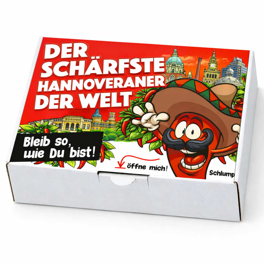 Der schärfste Hannoveraner der Welt – Männer Chili Geschenkset & Souvenir