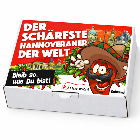 Der schärfste Hannoveraner der Welt – Männer Chili Geschenkset & Souvenir