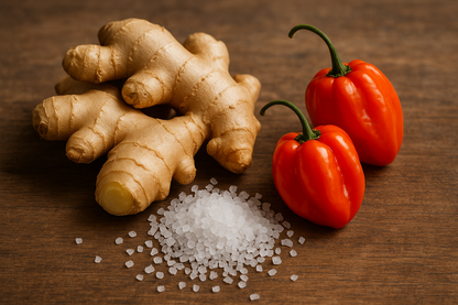 KNÖLLCHEN Ingwer-Chilisalz Gewürzmühle