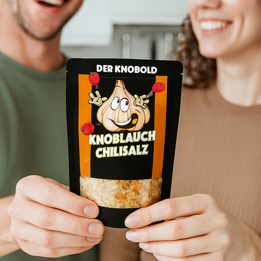 DER KNOBOLD Knoblauch Chili Gewürzsalz Probierpack 20g