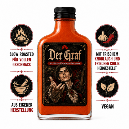 Der Graf – geröstete Knoblauch-Chili-Soße