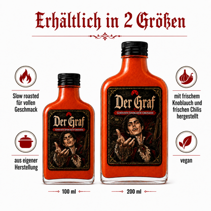 Der Graf – geröstete Knoblauch-Chili-Soße