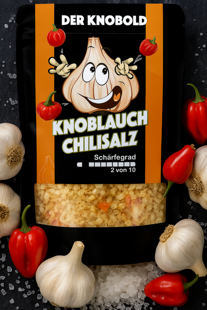 DER KNOBOLD Knoblauch Chili Gewürzsalz Probierpack 20g