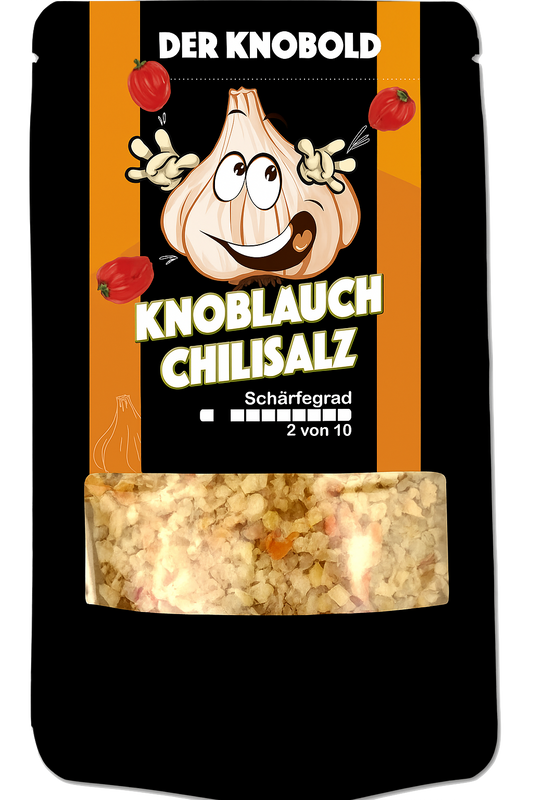DER KNOBOLD Knoblauch Chili Gewürzsalz Probierpack 20g