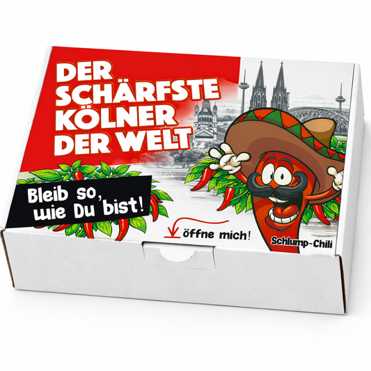 Der schärfste Kölner der Welt – Männer Chili Geschenkset & Souvenir