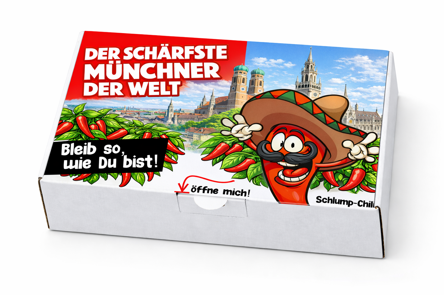 Der schärfste Münchener der Welt – Männer Chili Geschenkset & Souvenir