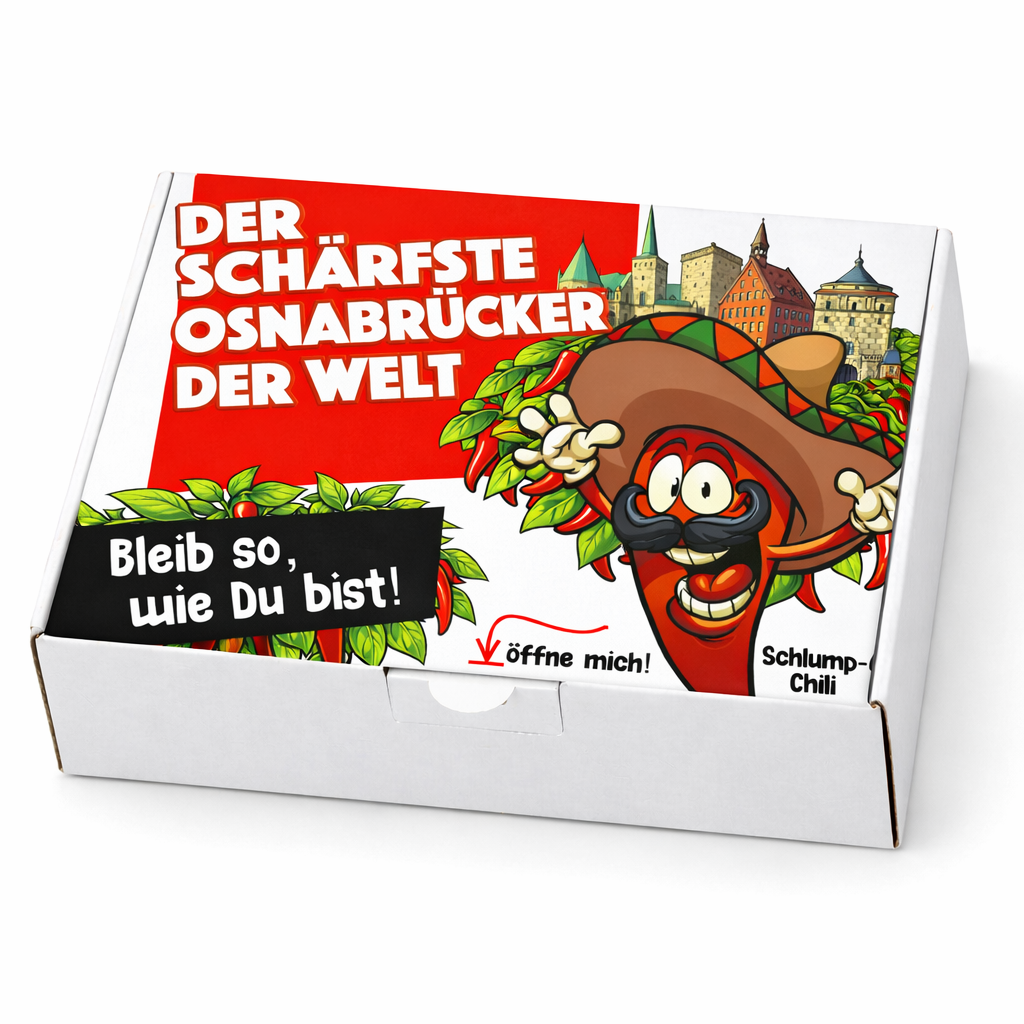 Der schärfste Osnabrücker der Welt – Männer Chili Geschenkset & Souvenir