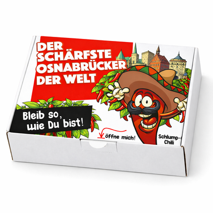 Der schärfste Osnabrücker der Welt – Männer Chili Geschenkset & Souvenir