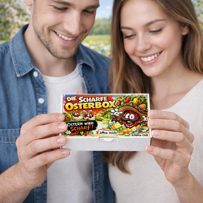 Die scharfe Osterbox - ein witziges Ostergeschenk
