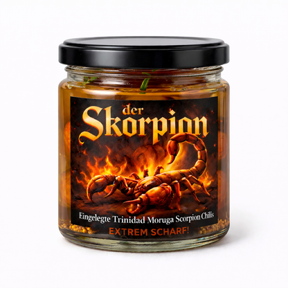 Der Skorpion - Trinidad Moruga Scorpion Chils eingelegt