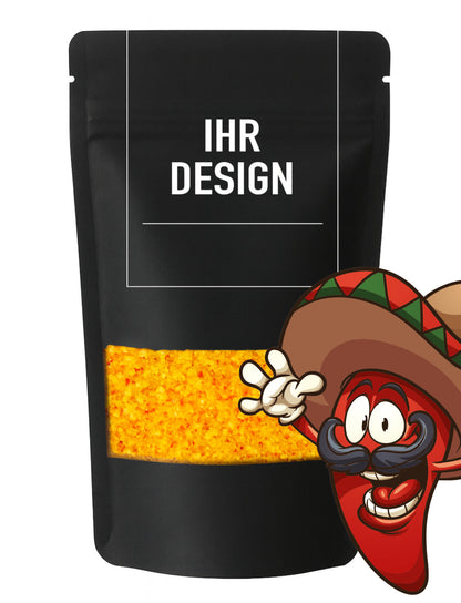 Private Label Gourmet Chili Gewürzsalz mit eigenem Logo (Nur Firmenkunden)