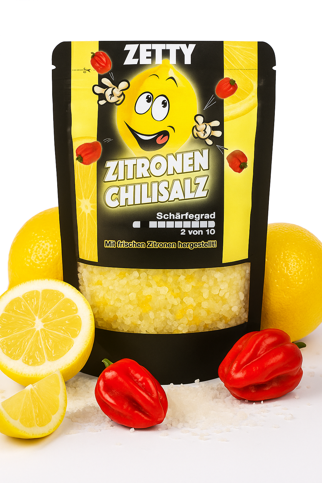 ZETTY Zitronen Chili Gewürzsalz Probierpack 20g