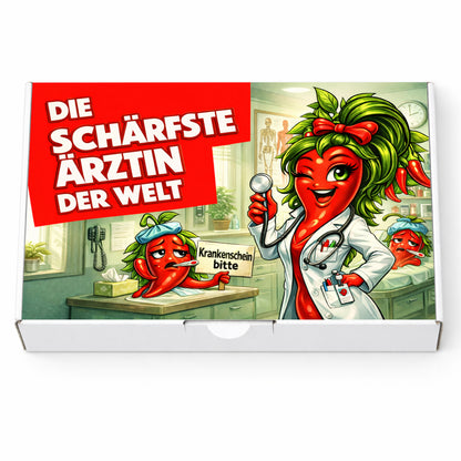 Die schärfste Ärztin der Welt - Ein witziges Medizinerin Geschenk Set!