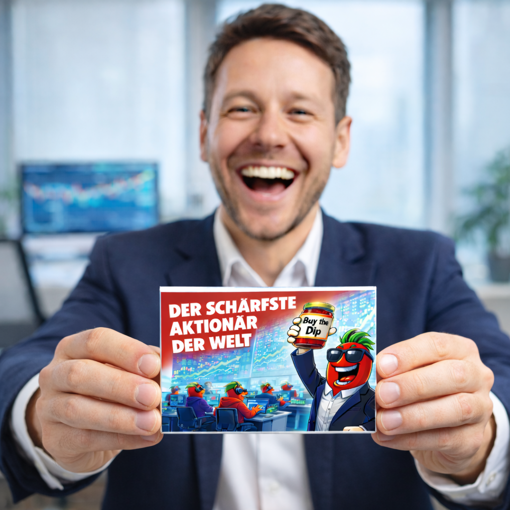 Der schärfste Aktionär der Welt - Ein witziges Börsen Geschenk Set