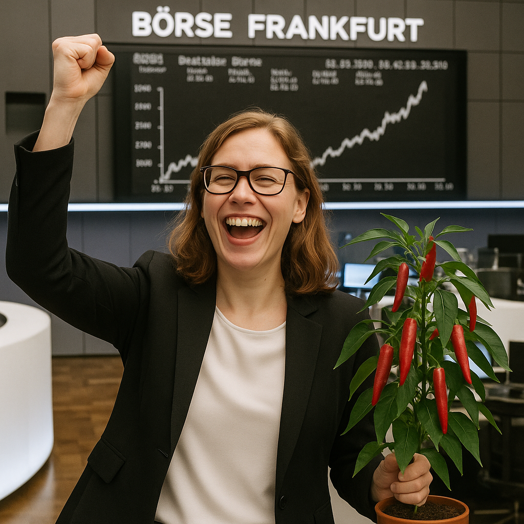 Die schärfste Aktionärin der Welt - Ein witziges Börsen Geschenk Set