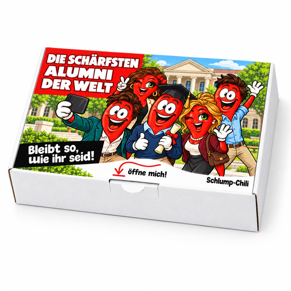 Die schärfsten Alumni der Welt – Schrägansicht