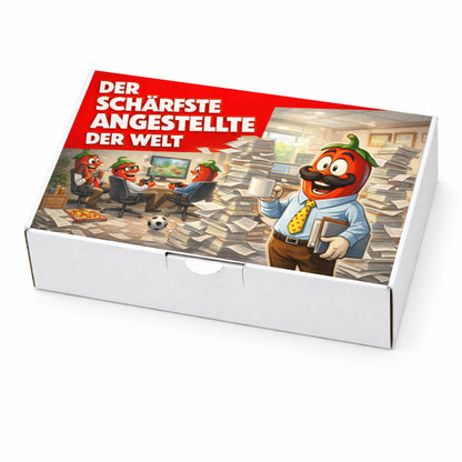 Der schärfste Angestellte der Welt - Ein witziges Geschenk Set für den Kollegen