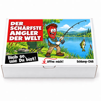 Der schärfste Angler der Welt – Geschenkschachtel frontal