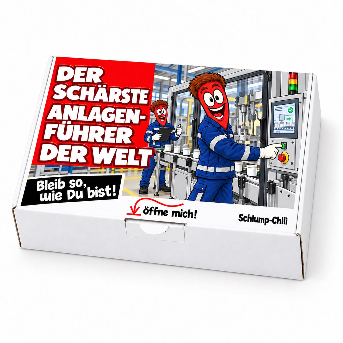 Der schärfste Anlagenführer der Welt – Geschenkschachtel schräg