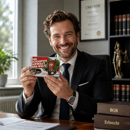 Der schärfste Anwalt der Welt - Ein witziges Geschenk!