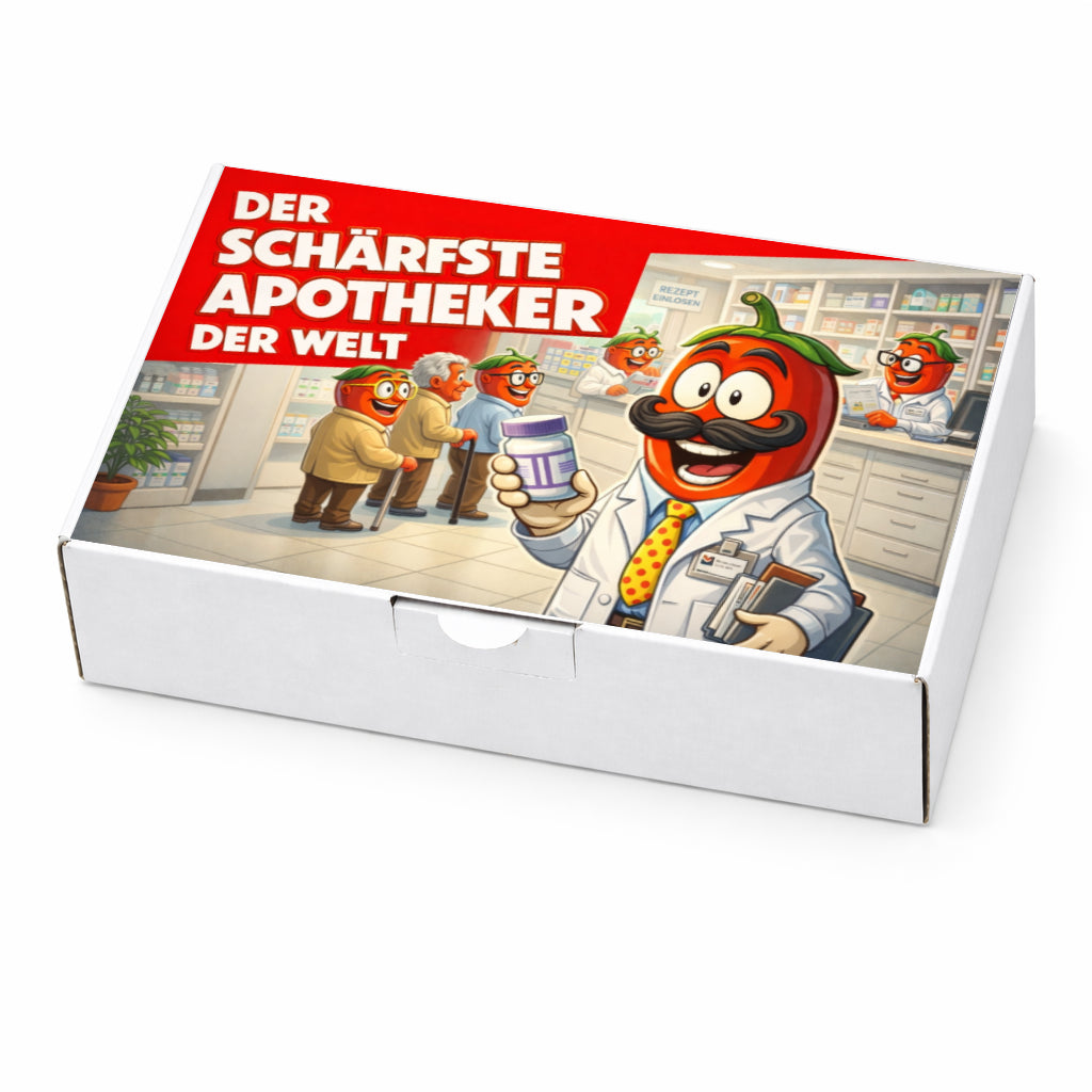 Der schärfste Apotheker der Welt - Ein witziges Apotheken Geschenk Set!