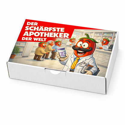 Der schärfste Apotheker der Welt - Ein witziges Apotheken Geschenk Set!