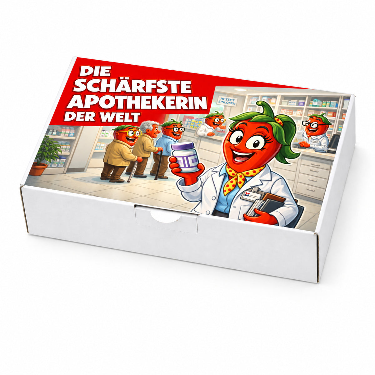 Die schärfste Apothekerin der Welt - Ein witziges Apotheken Geschenkset!