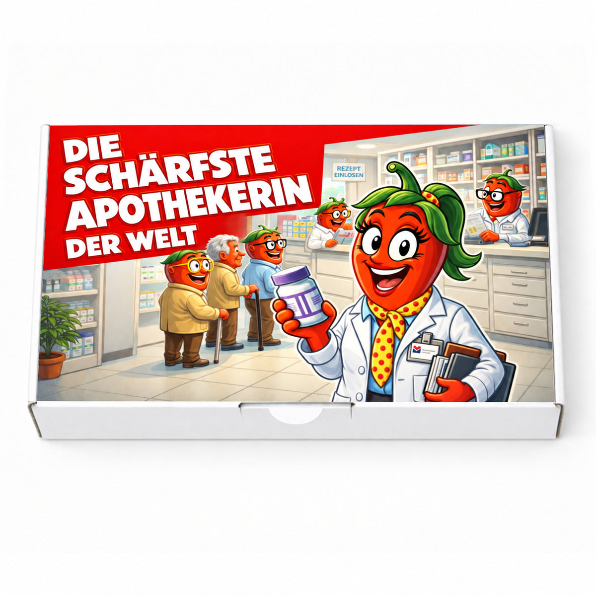 Die schärfste Apothekerin der Welt - Ein witziges Apotheken Geschenkset!