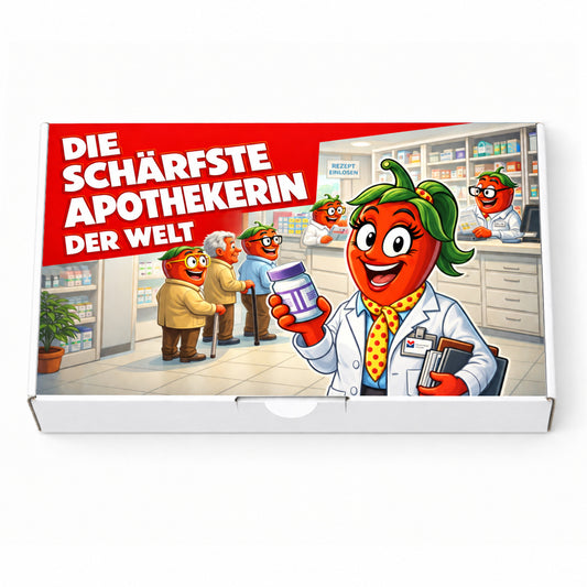 Die schärfste Apothekerin der Welt - Ein witziges Apotheken Geschenkset!