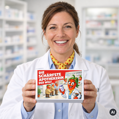 Die schärfste Apothekerin der Welt - Ein witziges Apotheken Geschenkset!