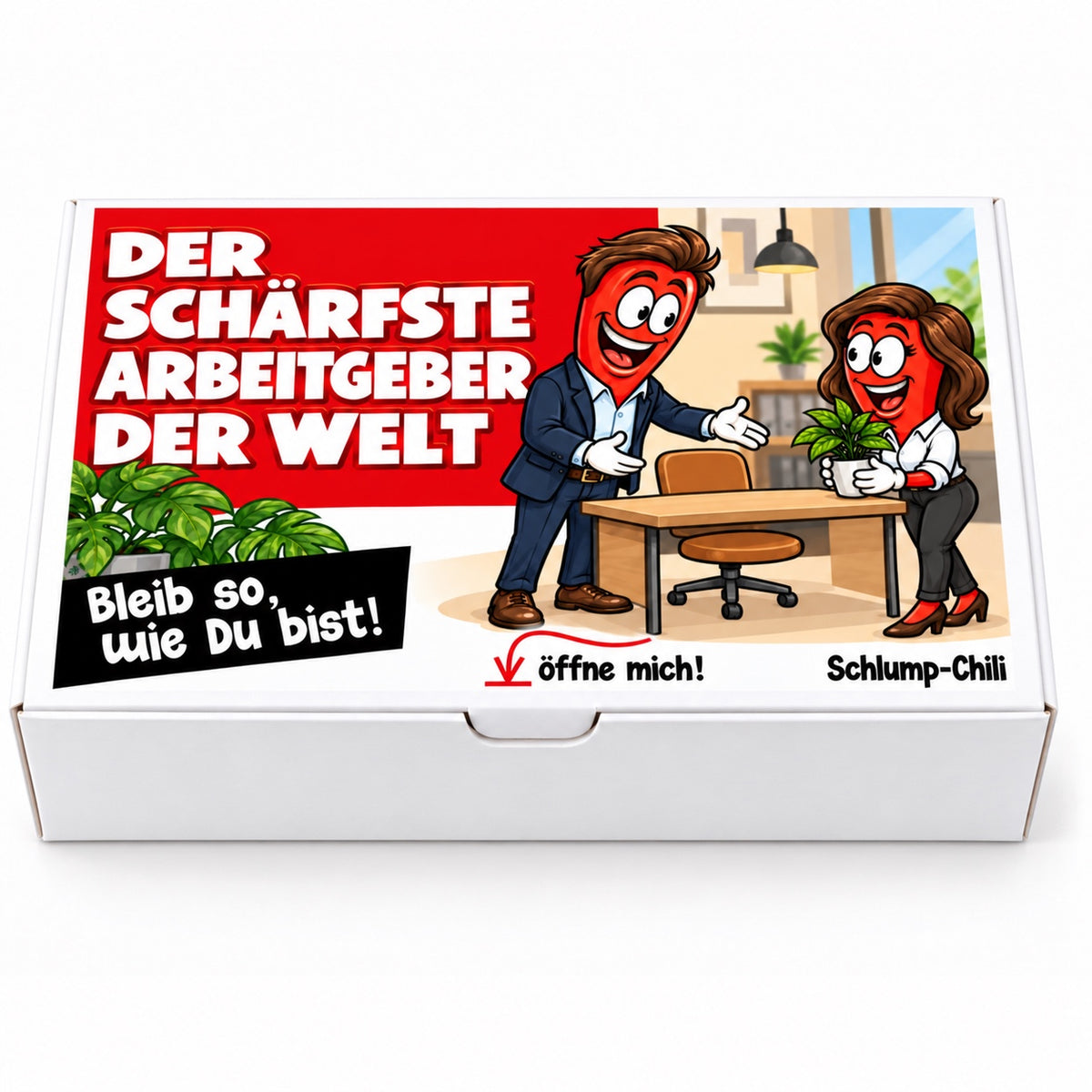 Der schärfste Arbeitgeber der Welt – Vorderansicht