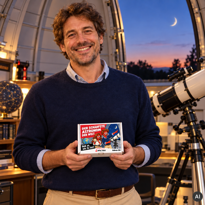 Der schärfste Astronom der Welt – Geschenkidee (AI)