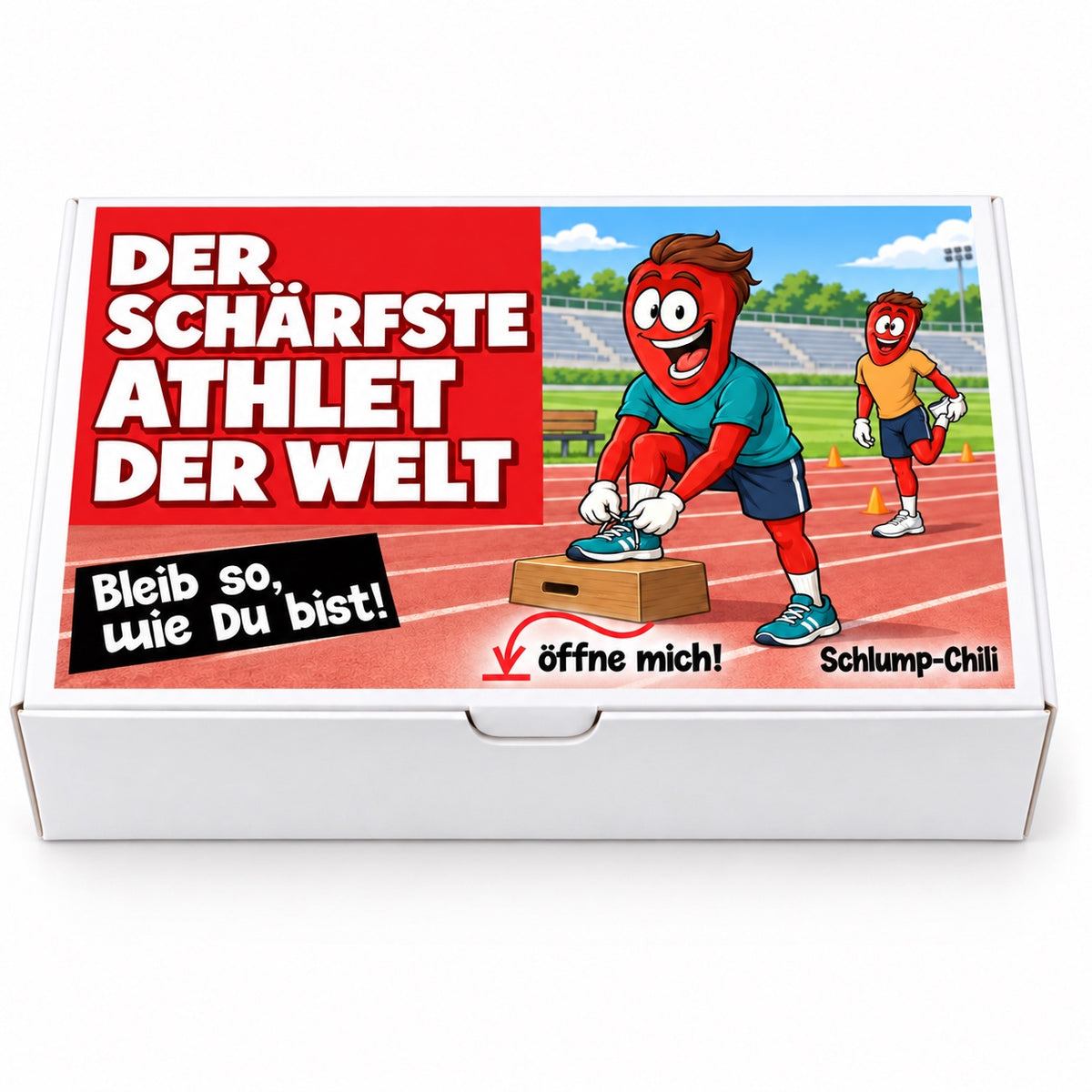 Der schärfste Athlet der Welt – Vorderansicht