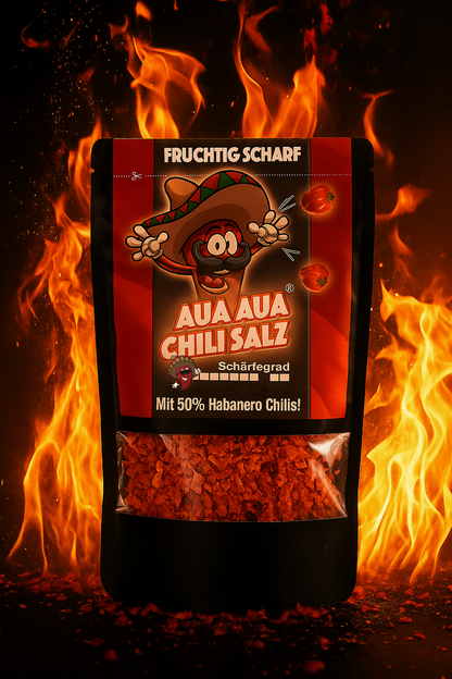 AUAAUA scharfe Chili Gewürzsalz Probierpack 20g
