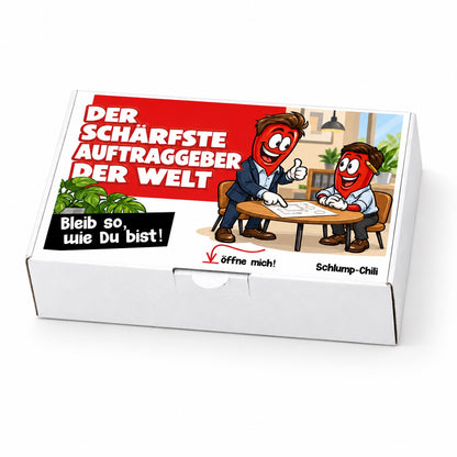 Der schärfste Auftraggeber der Welt – Schrägansicht