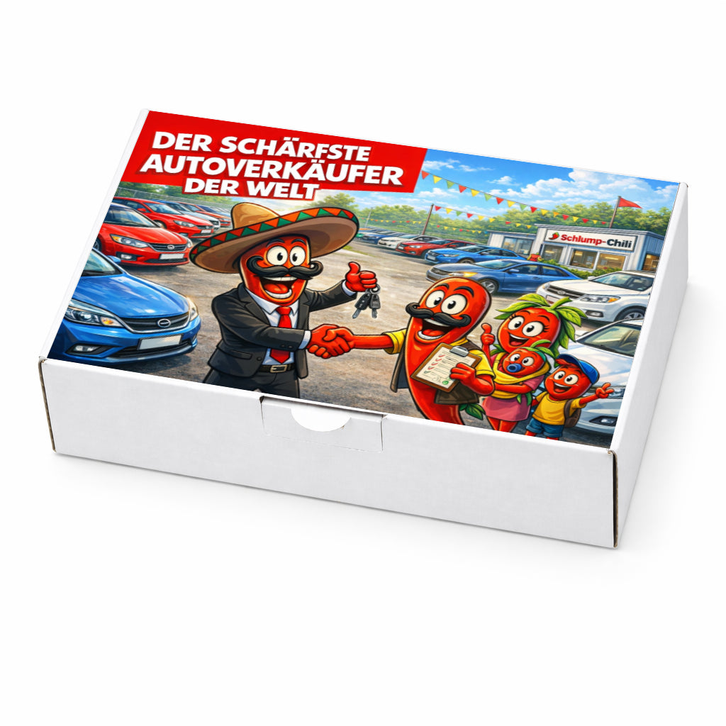 Der schärfste Autoverkäufer der Welt - Ein witziges Autohändler Geschenk!