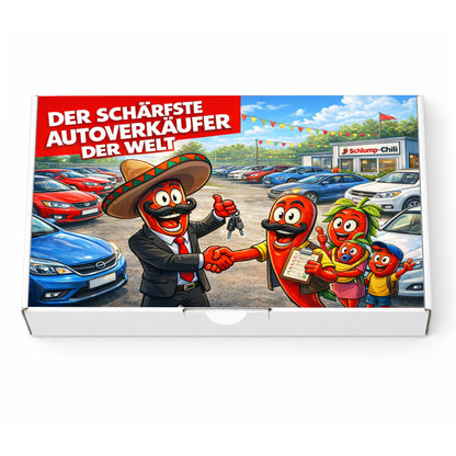 Der schärfste Autoverkäufer der Welt - Ein witziges Autohändler Geschenk!