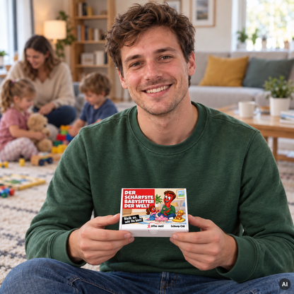 Der schärfste Babysitter der Welt – Geschenkidee (AI)