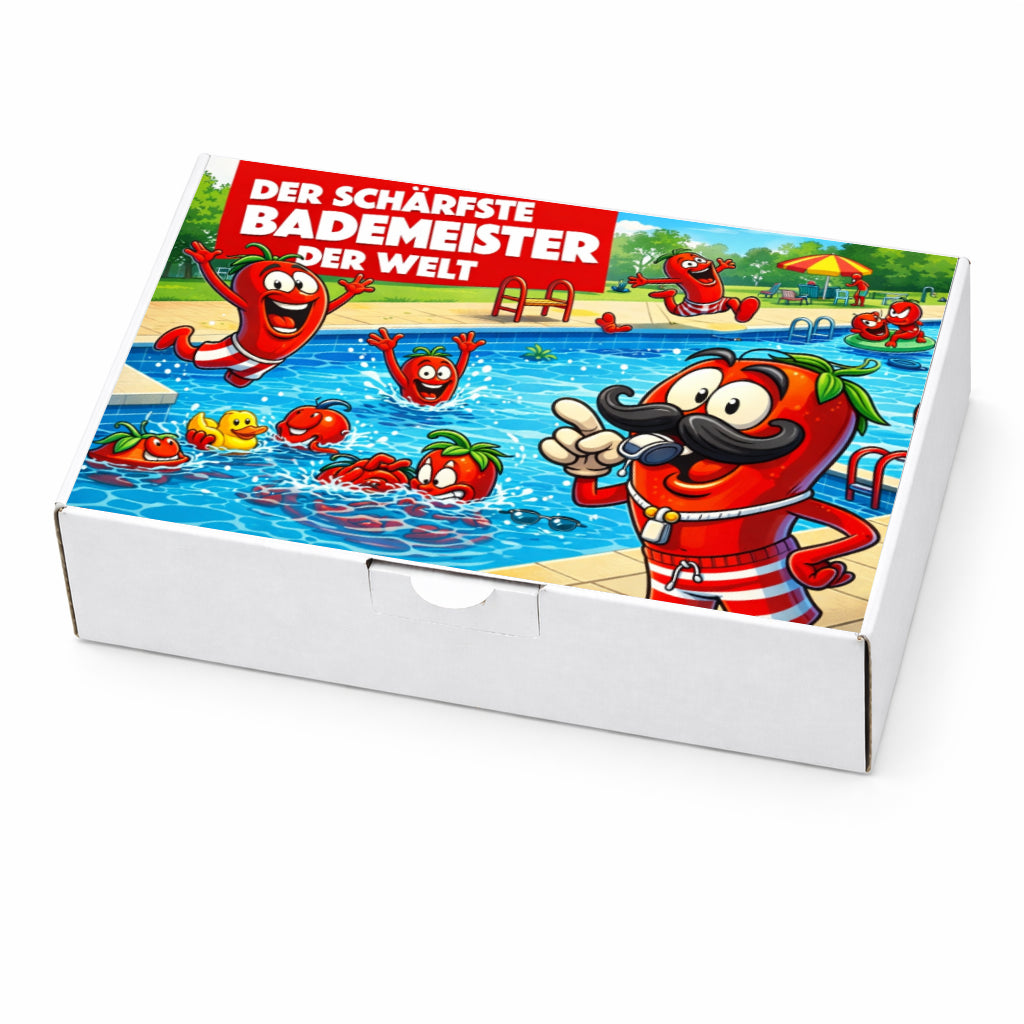 Der schärfste Bademeister der Welt - Ein witziges Geschenk Set für Schwimmer