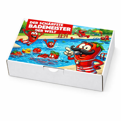 Der schärfste Bademeister der Welt - Ein witziges Geschenk Set für Schwimmer