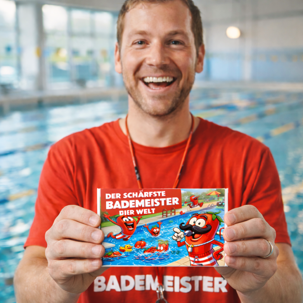 Der schärfste Bademeister der Welt - Ein witziges Geschenk Set für Schwimmer