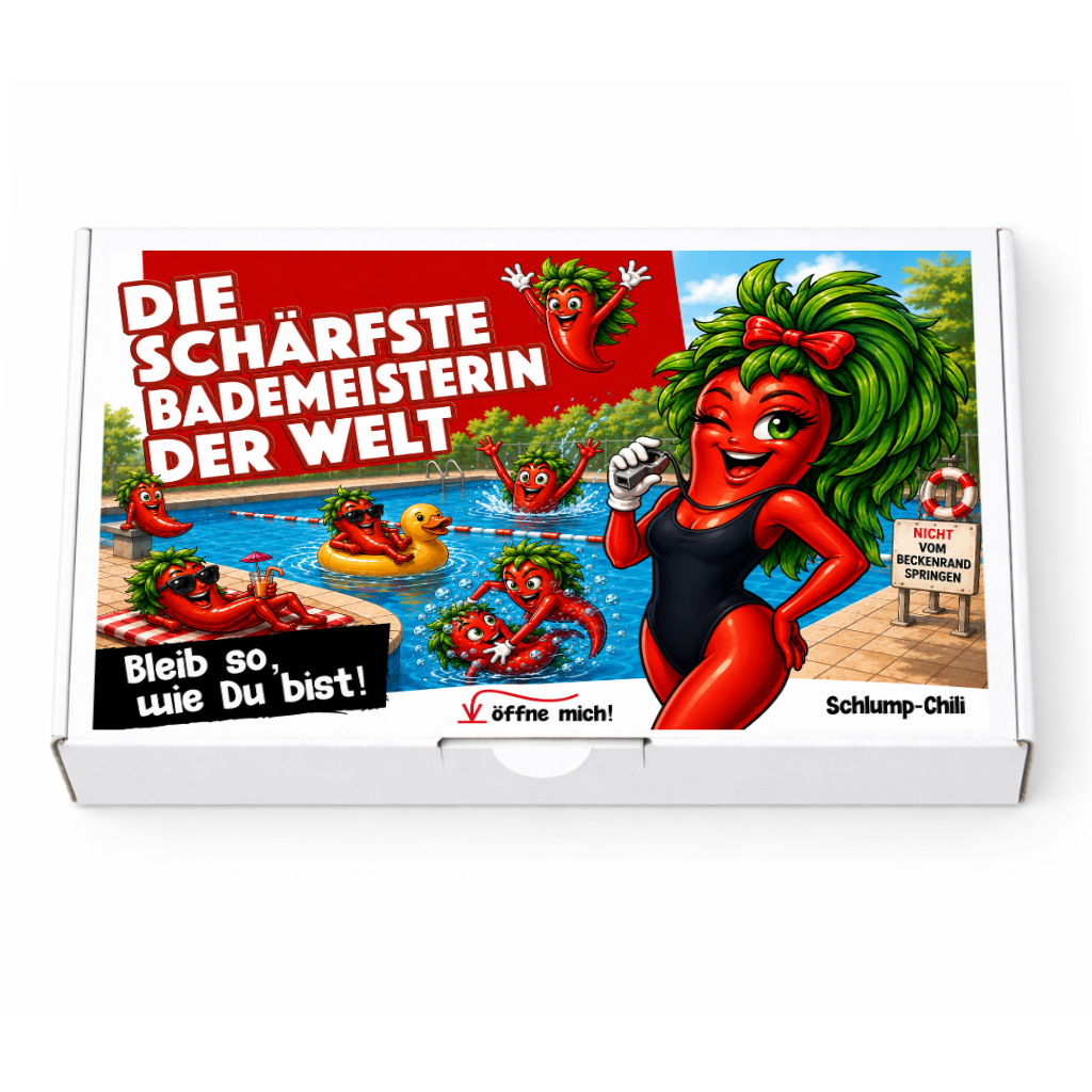 Die schärfste Bademeisterin der Welt - Ein witziges Geschenk für Schwimmbadpersonal