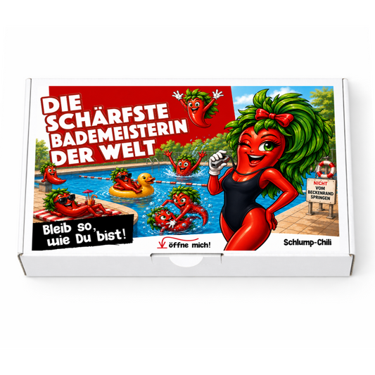 Die schärfste Bademeisterin der Welt - Ein witziges Geschenk für Schwimmbadpersonal