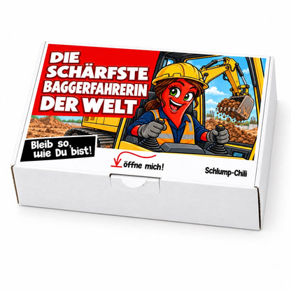 Die schärfste Baggerfahrerin der Welt - Ein witziges Geschenk!
