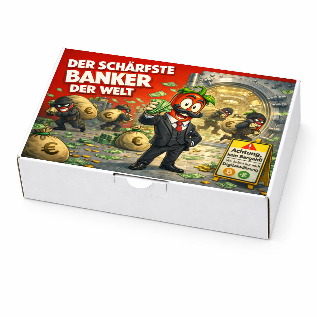 Der schärfste Banker der Welt - Ein witziges Geschenk Set für Bankangestellte